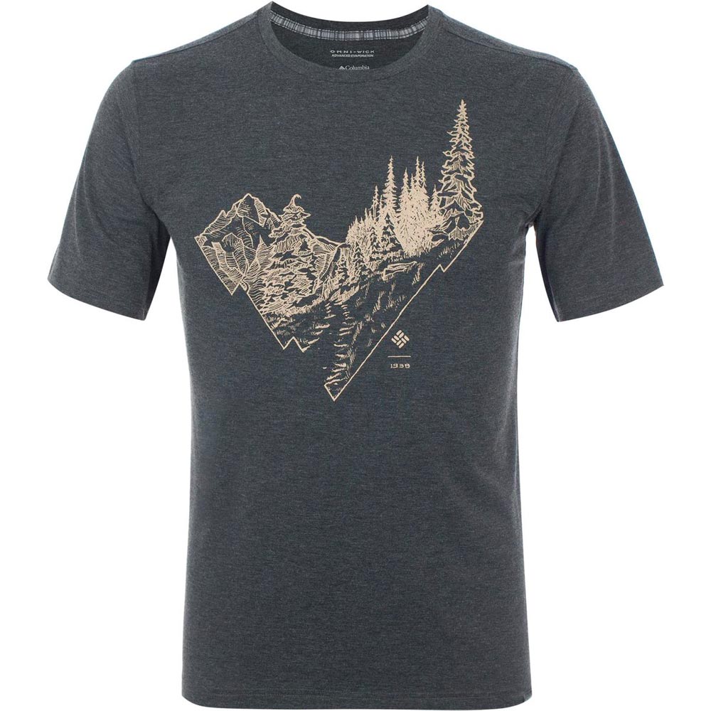 Футболка мужская Columbia Trail Shaker II Short Sleeve Shirt S Черный photo 1 Футболка мужская Columbia Trail Shaker II Short Sleeve Shirt S Черный photo 1