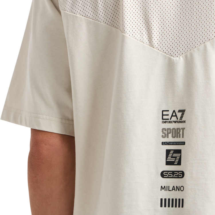 Футболка мужская EA7 EMPORIO ARMANI TRAIN ATHLETIC MIX M TEE SS XS Бежевый photo 5