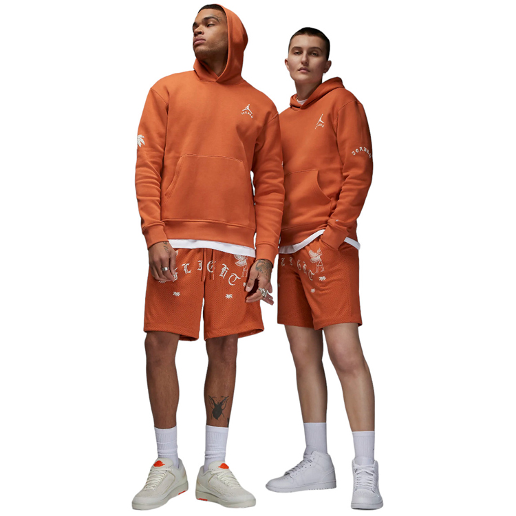 Sorti de bărbați Nike M J FLT ARTST SRS MESH SHORT M Oranj photo 5
