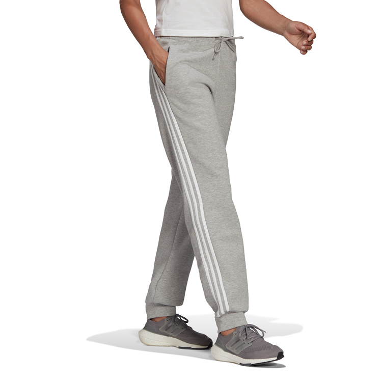 Pantaloni Adidas W FI 3S Reg Pnt M Gri Femei photo 5