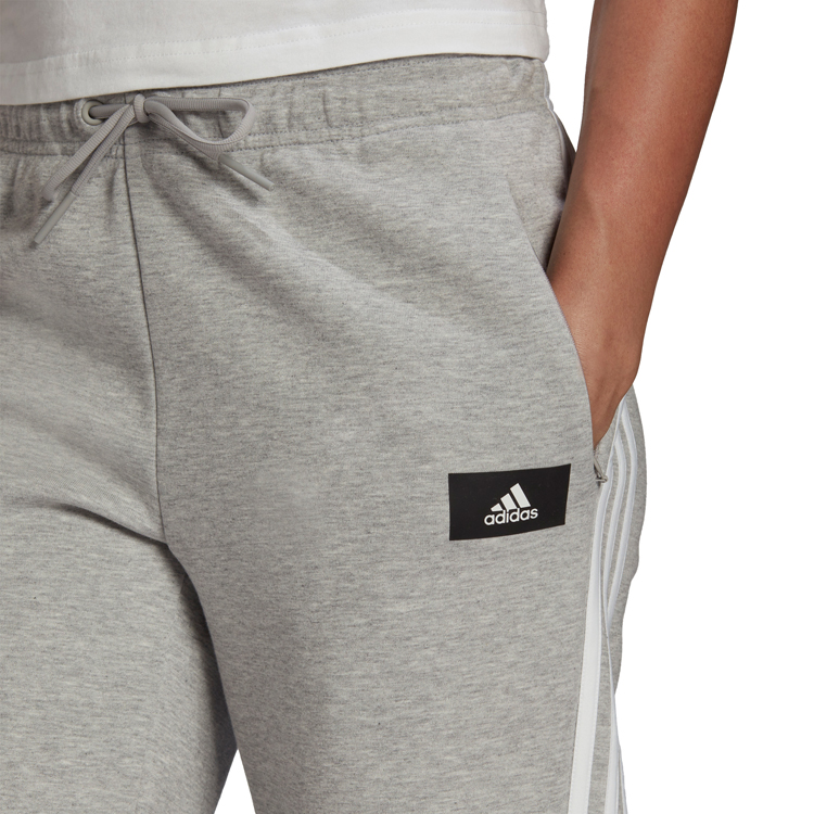 Pantaloni Adidas W FI 3S Reg Pnt M Gri Femei photo 6