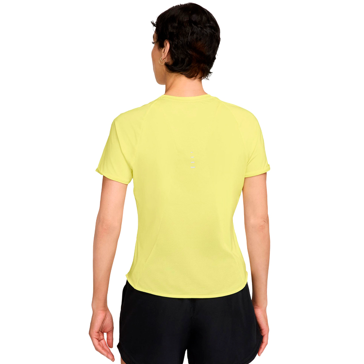 Tricou Nike W NK SWIFT DF SS TOP M Galben Femei photo 3
