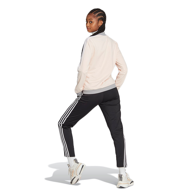 Costum Sportiv Adidas W 3S TR TS 2XS Negru-bej Femei photo 4