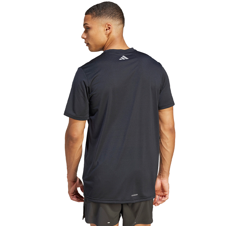 Футболка мужская Adidas RUN IT BOS TEE S Черный photo 2