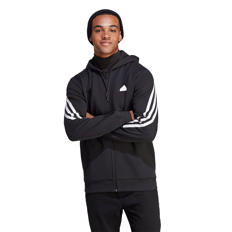 Hanorac pt bărbați Adidas M FI 3S FZ 2XL Negru photo 2