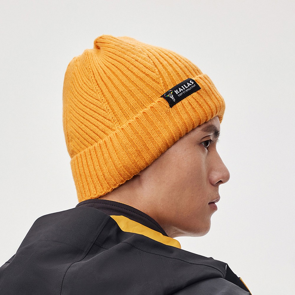 Caciula Kailas Ribbed Beanie Hat One size Galben photo 4