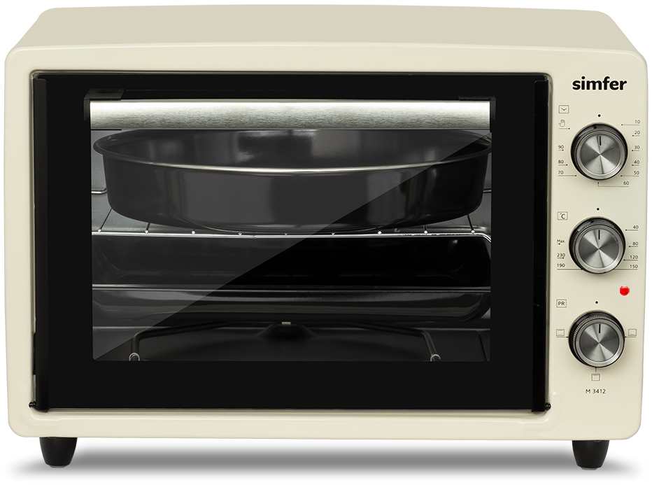 Cuptor electric Simfer M3412, 34 l, 1300 W, Bej photo 