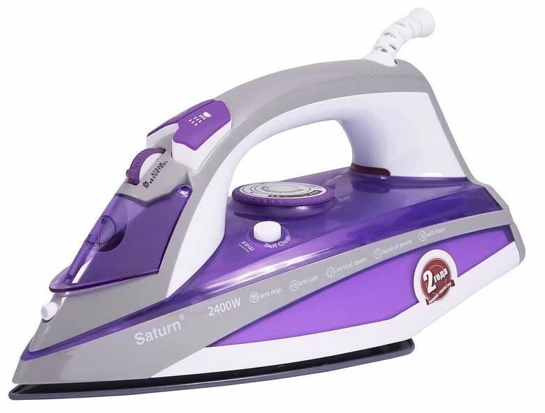 Fier de calcat Saturn ST-CC1112, 360 ml, Violet-alb 
