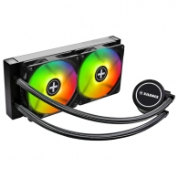 XILENCE Liquid Cooler (XC976) "LiQuRizer 240 RGB" Performance A+ Socket LGA 2066/2011/1151/1150/1155/1156/1366 & TR4/AM4/FM2+/FM2/FM1/AM3+/AM3/AM2+/AM2, up to 200W, 2x TF120 fan:120?120?25mm, PWM fans:700-1800rpm, pump: 2100±10% RPM, 18.0-32.2 dBA, 70CFM, thumbnav 1