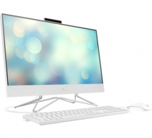 All-in-One PC - 23.8" HP AiO 24-cr0056ci 23.8" FHD AG IPS, Intel Core i3-N300, 1x8GB DDR4, 256GB M.2 2280 PCIe NVMe SSD, Intel® Iris Xe Graphics, CR, HD Cam, WiFi6 2x2 + BT5, HDMI, LAN, White Wired KBD 125KB and MS, FreeDos, Shell White. thumbnav 2
