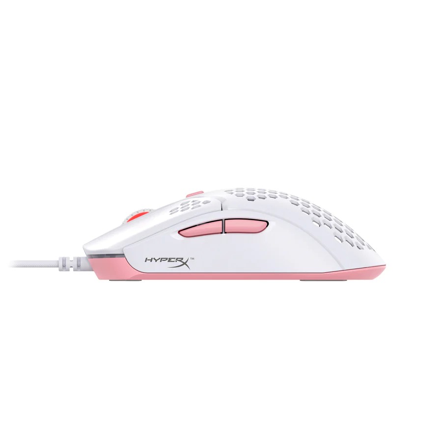 Mouse Gaming HYPERX Pulsefire Haste, White/Pink [4P5E4AA] photo 4