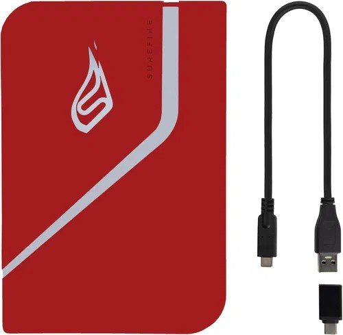 2.5” SSD Gaming Extern Verbatim Surefire PyroDrive / 2TB / USB 3.2 Gen1 / Red photo 2