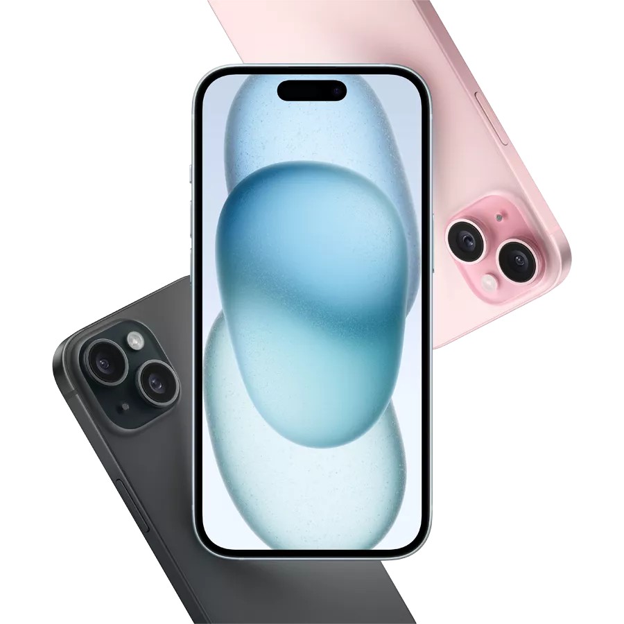 Смартфон Apple iPhone 15 128GB Blue (MTP43HX/A) photo 4