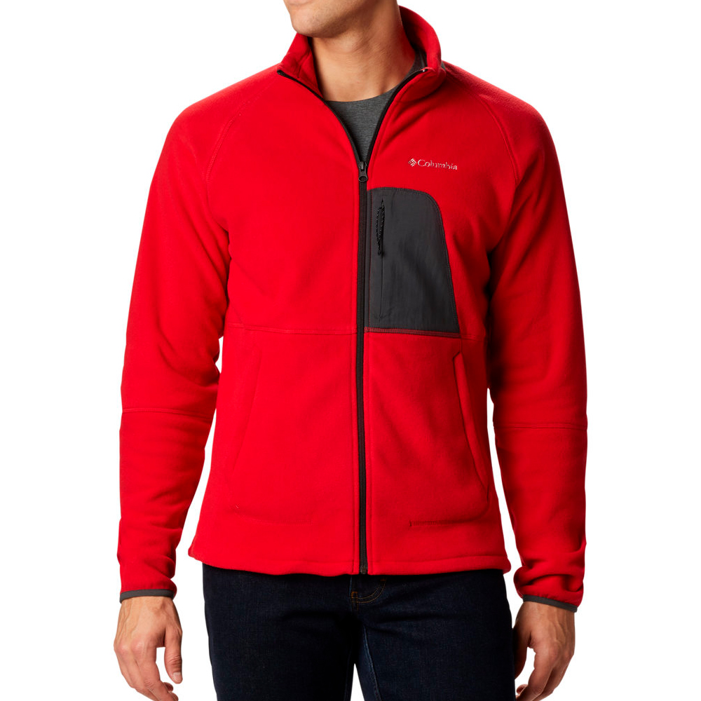 Hanorac pt bărbați Columbia Rapid Expedition Full Zip Fleece S Rosu photo 1