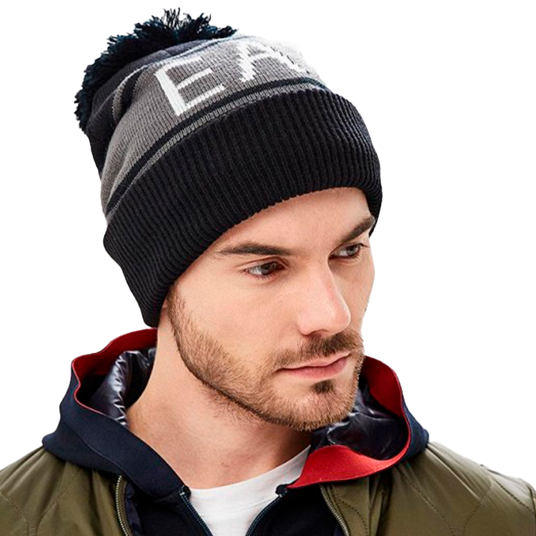  EA7 EMPORIO ARMANI MAGLIERIA BEANIE HAT photo 3