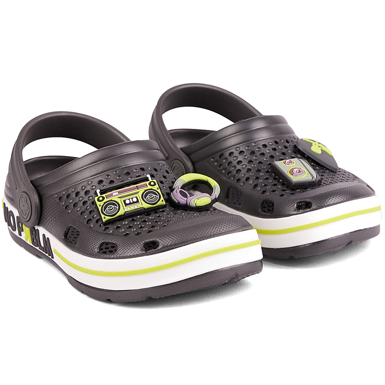 Шлепанцы COQUI Clogs LINDO + Amulet / см / Черный/Белый/Желтый photo 4