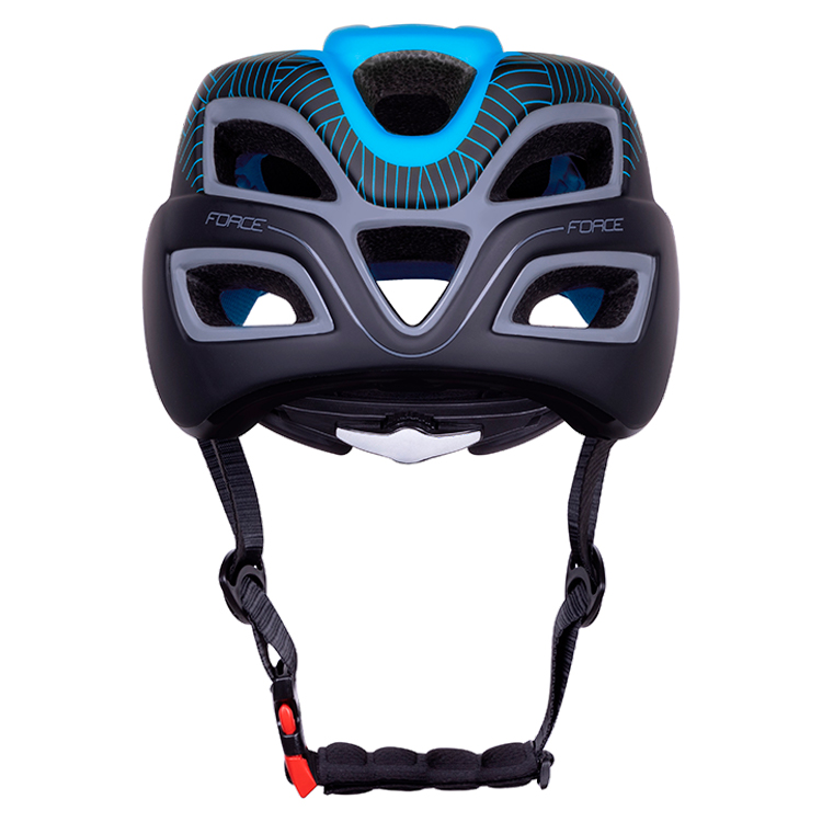 Шлем велосипедный Force AVES MTB Черный/Синий 90299913 photo 4