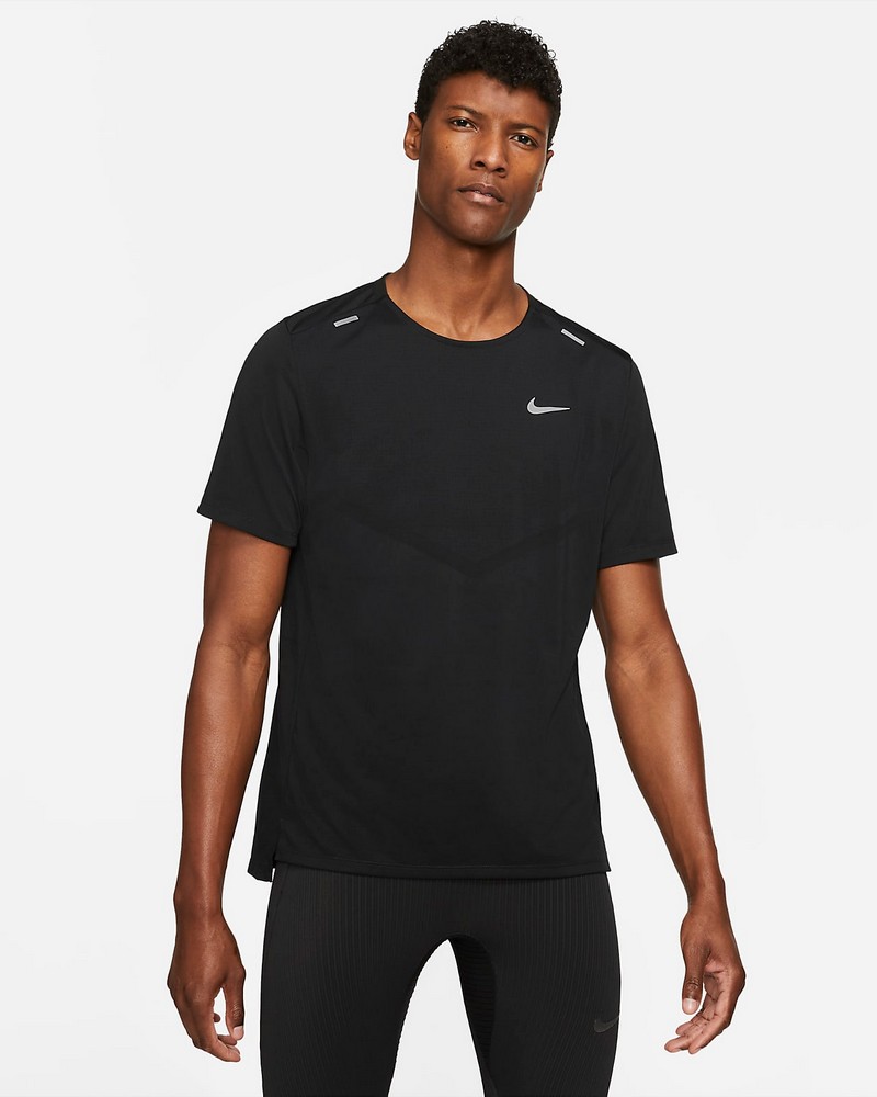 Tricou bărbătesc Nike M NK DF RISE 365 SS L Negru photo 2