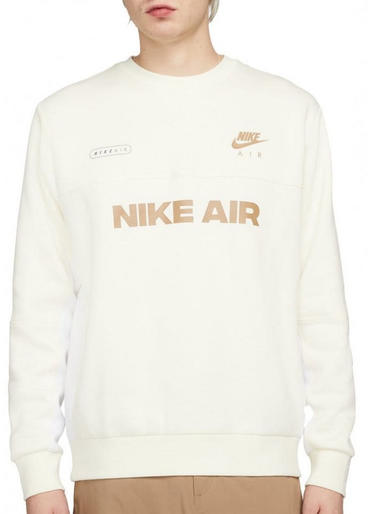 Hanorac pt bărbați Nike M NSW AIR BB CREW S Bej photo 2
