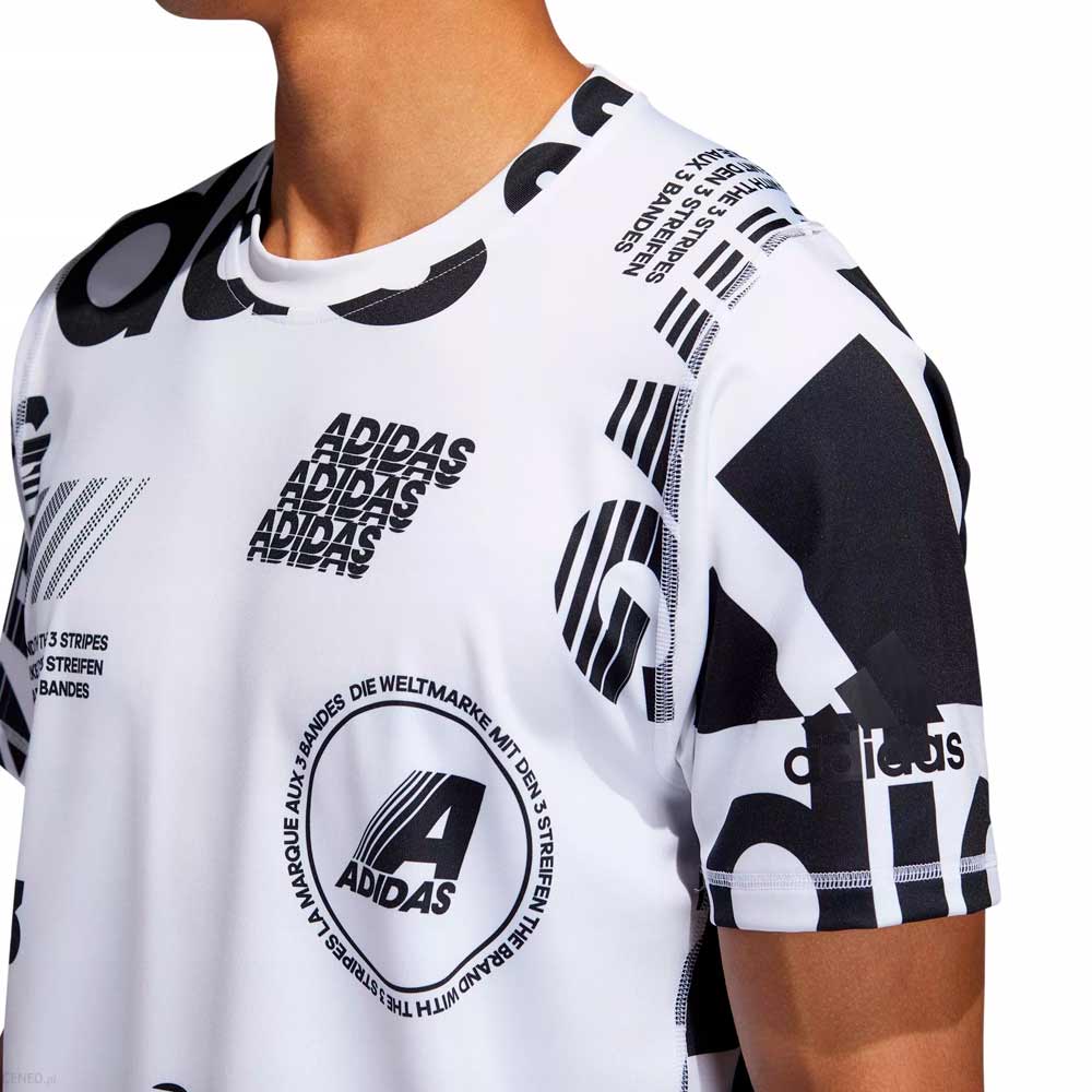 Футболка мужская Adidas DAILY AOP TEE S Белый photo 2