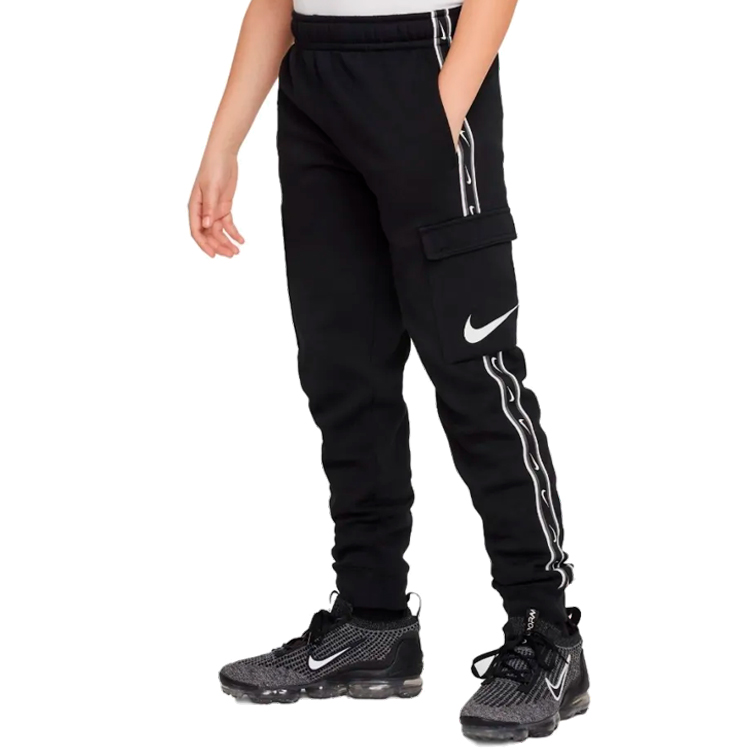 Pantaloni Nike B NSW REPEAT SW FLC CARGO PANT / Barbati / S / Negru photo 2