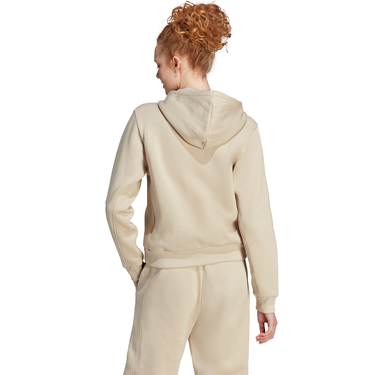 Hanorac Adidas W ALL SZN FZ HD 2XS Bej Femei photo 3