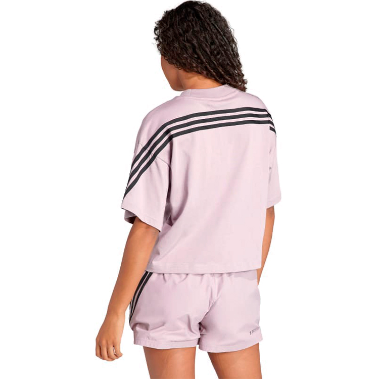 Tricou Adidas W FI 3S TEE 2XS Liliac Femei photo 5