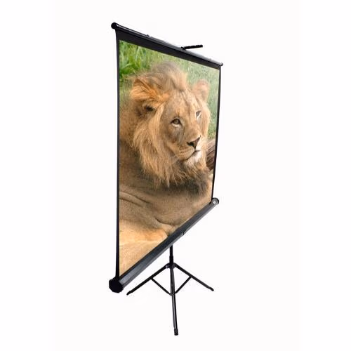 Elite Screens 84" (4:3) 170 x 127 cm, Tripod Projection Screen, Portable, Pull Up, Black 