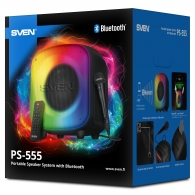 Boxa portabila SVEN PS-555 Black / 65W / Bluetooth / FM tuner / USB / microSD thumbnav 10