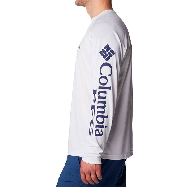 Hanorac pt bărbați Columbia Terminal Tackle LS Shirt S Alb photo 3