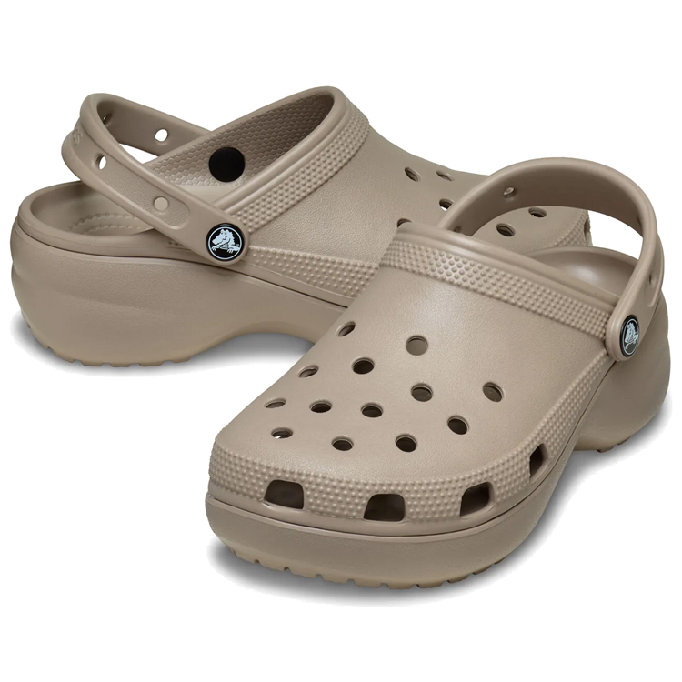 Шлепанцы Crocs Classic Platform Clog W / Женский / 38-39 / Серый photo 4