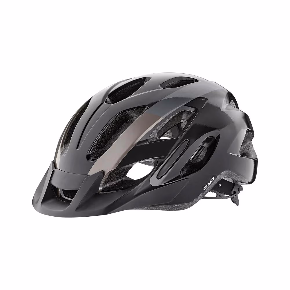 Casca de bicicleta Giant COMPEL GLOSS BLACK 49­57CM