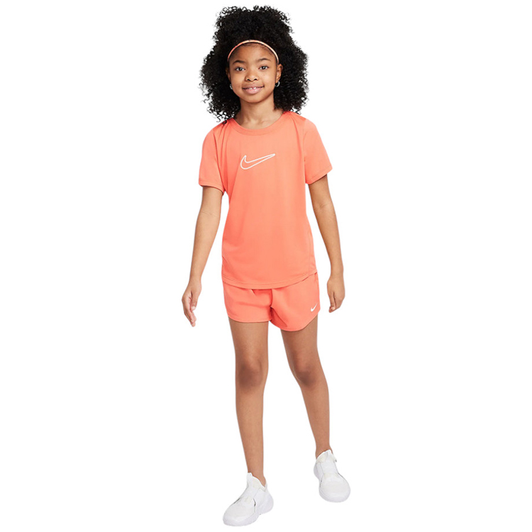 Tricou Nike G NK DF ONE STD SS TOP HBR / Femei / L / Portocaliu photo 3