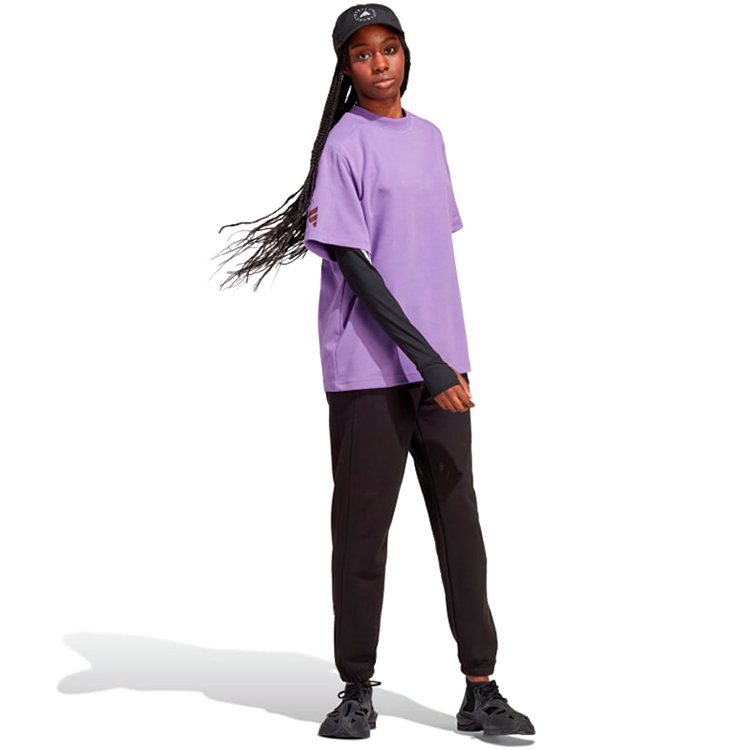 Tricou Adidas aSMC LOGO TEE 2XS Violet Femei photo 4