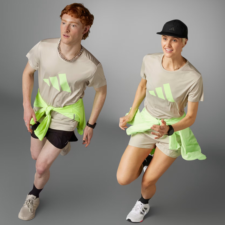 Tricou Adidas RUN IT TEE / Femei / XXS / Bej photo 5