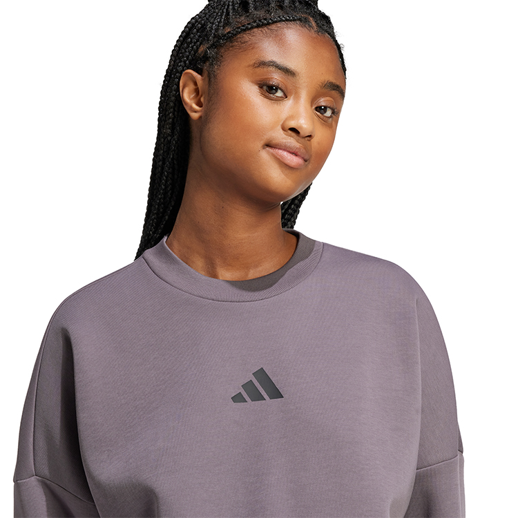 Толстовка Adidas W FI 3S SWT XXS Серый Женский photo 4