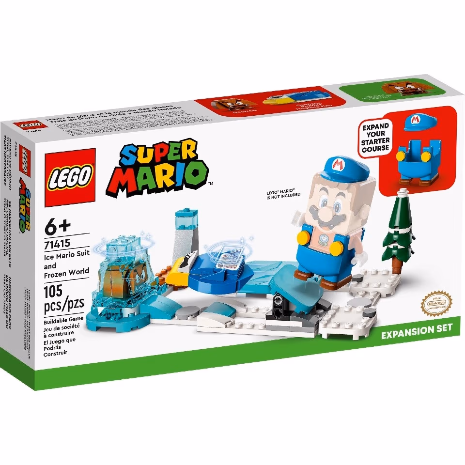Lego Super Mario 71415 Костюм Ледяного Марио и Замороженный мир