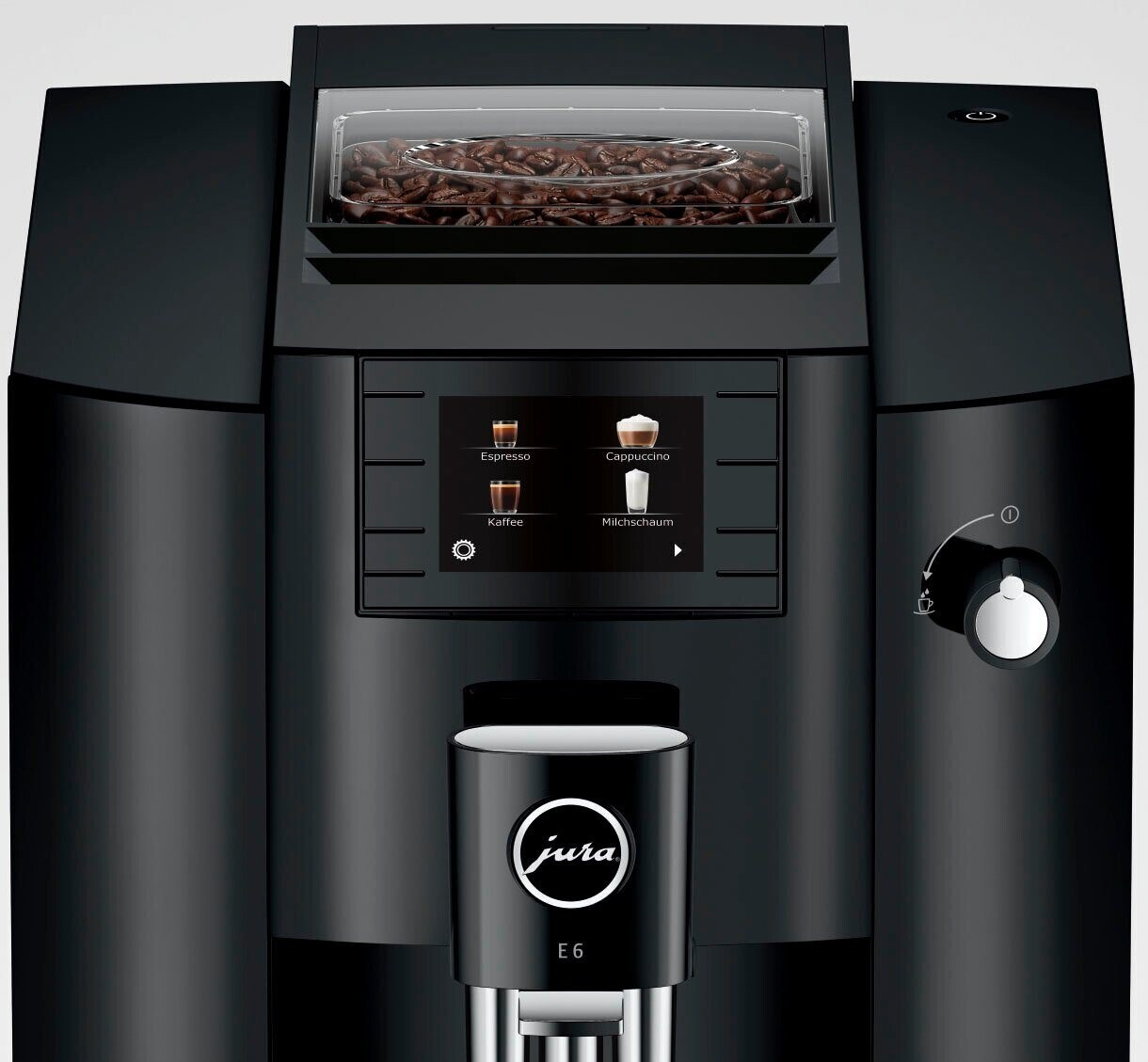 Aparat de cafea Espresso Jura E6 Piano Black, 15437 / 15 bar / Espresso  photo 4