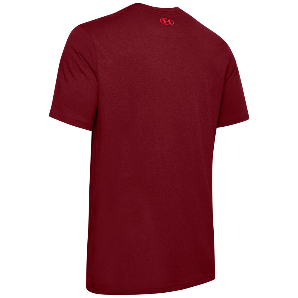 Tricou bărbătesc Under Armour UA GL Foundation SS T M Bordo photo 2