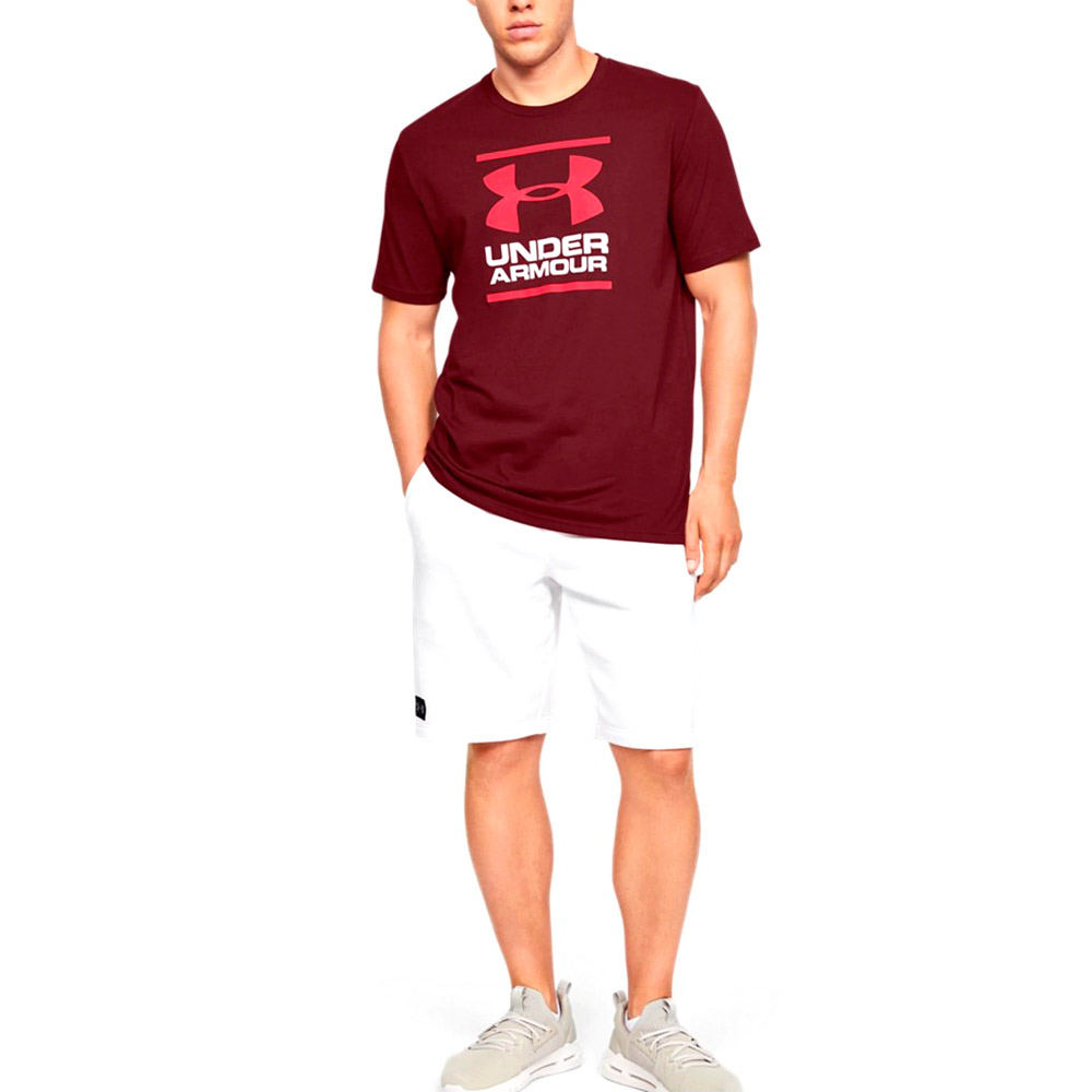 Tricou bărbătesc Under Armour UA GL Foundation SS T M Bordo photo 4