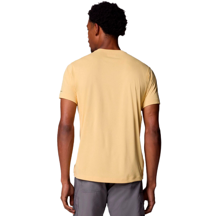 Tricou bărbătesc Columbia Zero Rules Light Short Sleeve Crew S Galben photo 4