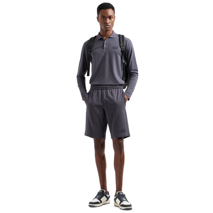 Sorti de bărbați EA7 EMPORIO ARMANI TRAIN CORE ID M SHORTS COFT CC XXL Gri photo 2