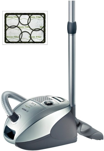 Пылесос с мешком Bosch BSGL32115 / 2100Вт / Серый photo 1