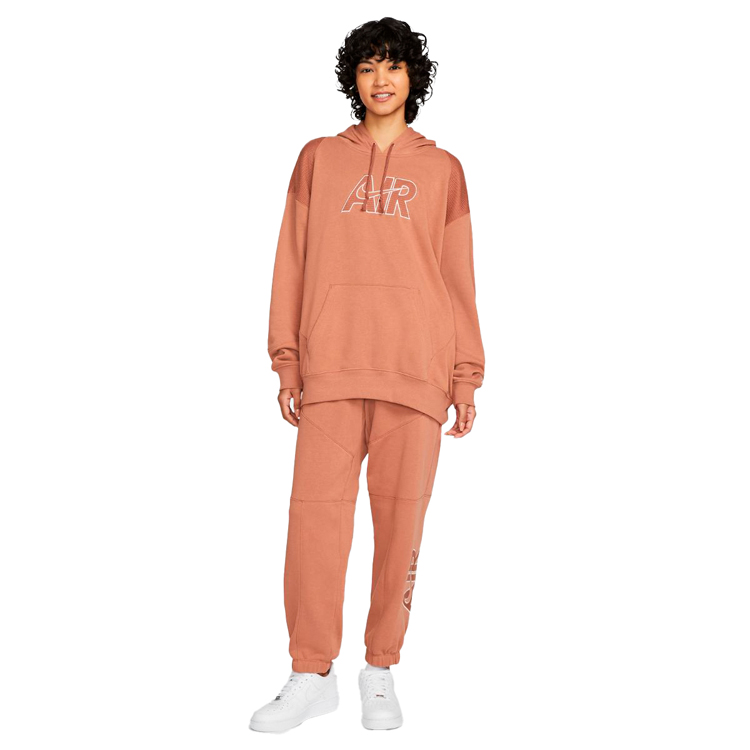 Pantaloni Nike W NSW AIR FLC PANT M Maro Femei photo 3