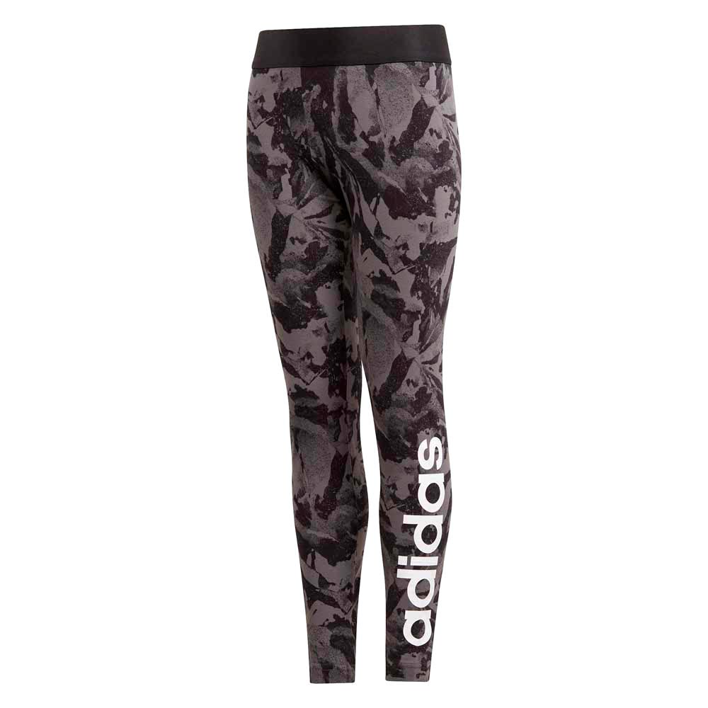 Легинсы Adidas YG E AOP TIGHT / Женский / 116 / Серый photo 1
