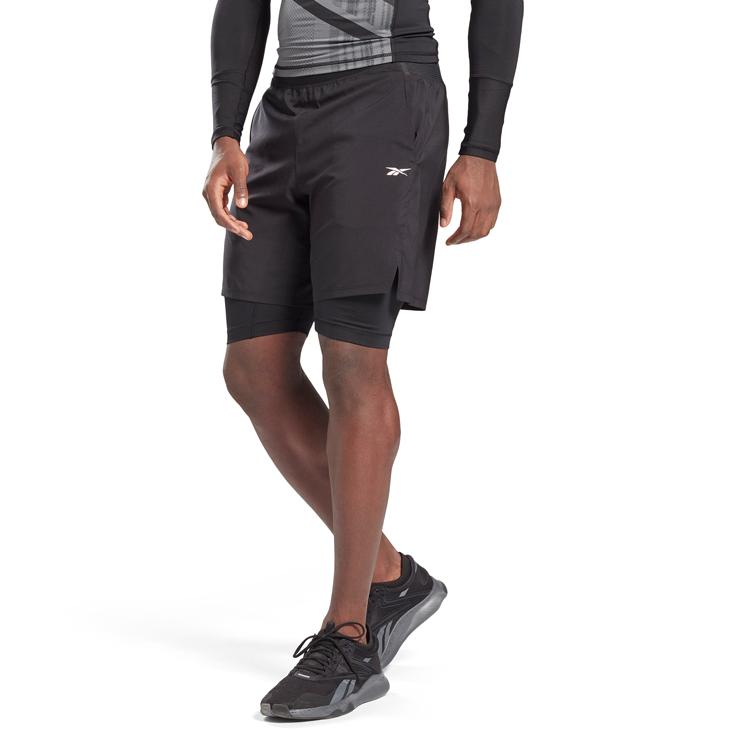 Sorti de bărbați Reebok TS 2-in-1 Strength S Negru photo 3