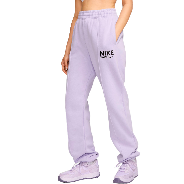 Брюки Nike W NSW FLC PANT GLS L Сиреневый Женский photo 2