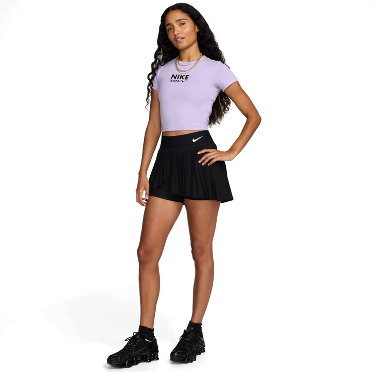 Tricou Nike W NSW TEE BBY GLS L Mov Femei photo 2