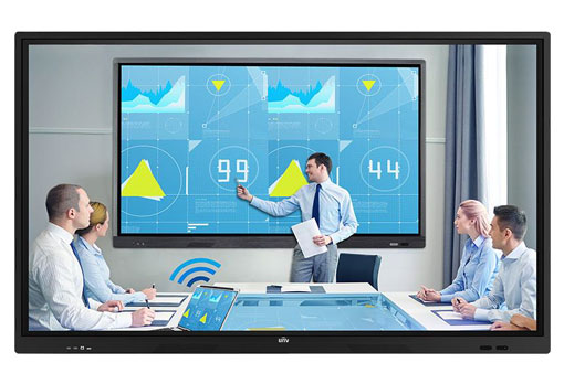65" LED 4K SMART DISPLAY UNV MW3565-T-E, Interactive Touch, Black, 8ms, 3840x2160, 178°/178°, 350 cd/m2, 1100:1, Android 8.0, Quad-core 1.5GHz, Mali G51, RAM 3GB, 32GB, Speakers 2x10W, HDMIx3, VGA, USBx4, LAN(RJ-45), Wi-Fi-N, VESA photo 1