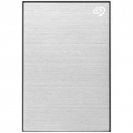 2.5" External HDD 4.0TB (USB3.2) Seagate "One Touch", Silver, Polished Aluminium, Durable design thumbnav 1